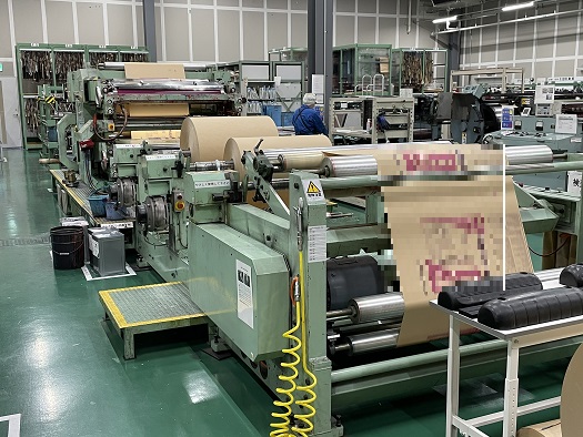 クラフト紙袋の製造方法（原紙～印刷編）