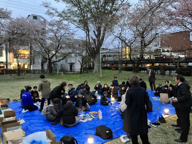 お花見開催